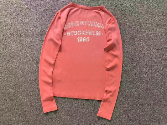 Camiseta Feminina Acne Studios Thermal Wave Longsleeve