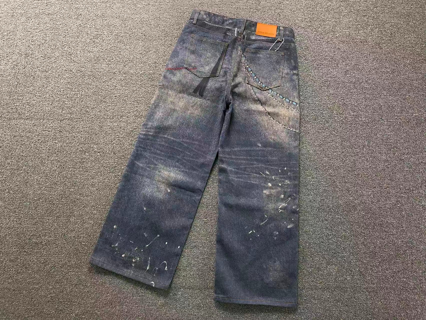 Calça Acne Studios Chaos Chain Denim