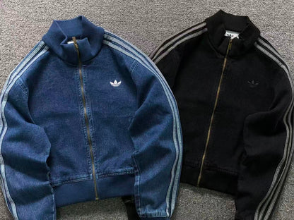 Jaqueta Adidas Washed Denim Archive