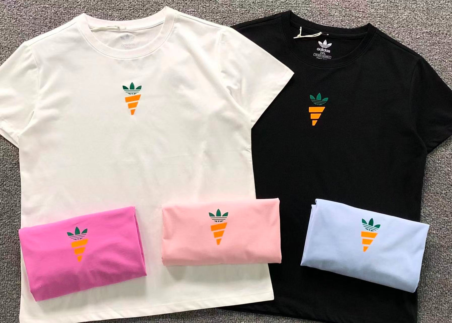 Camiseta Adidas Trefoil Carrot Feminina