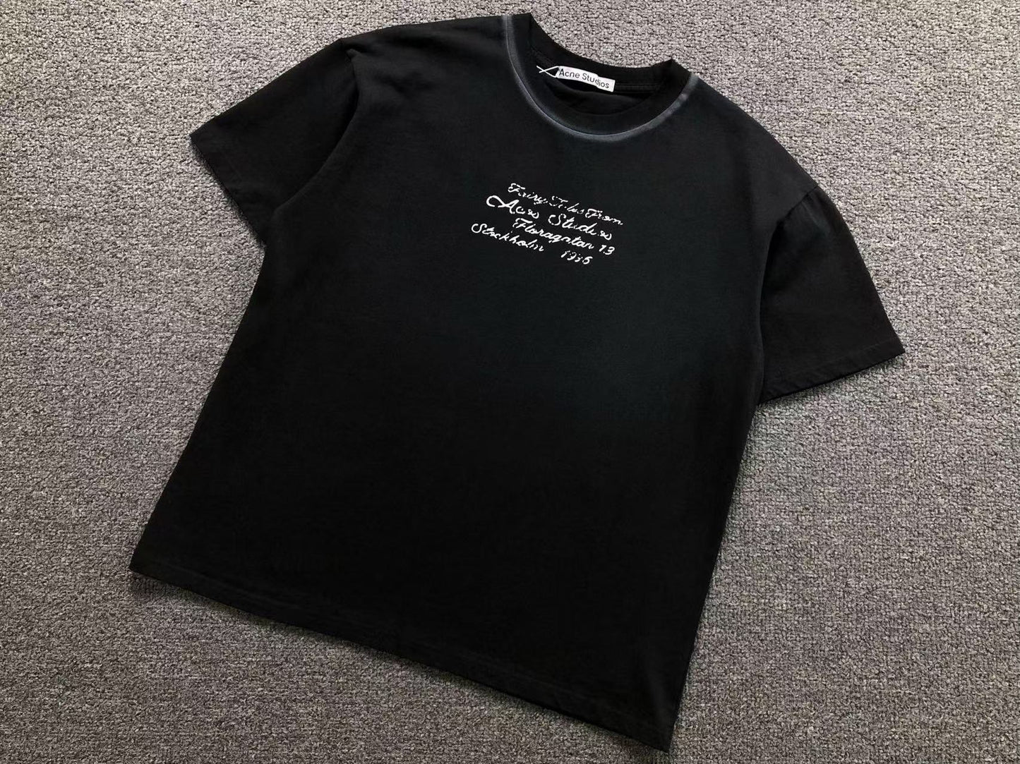 Camiseta Acne Studios Refined Signature