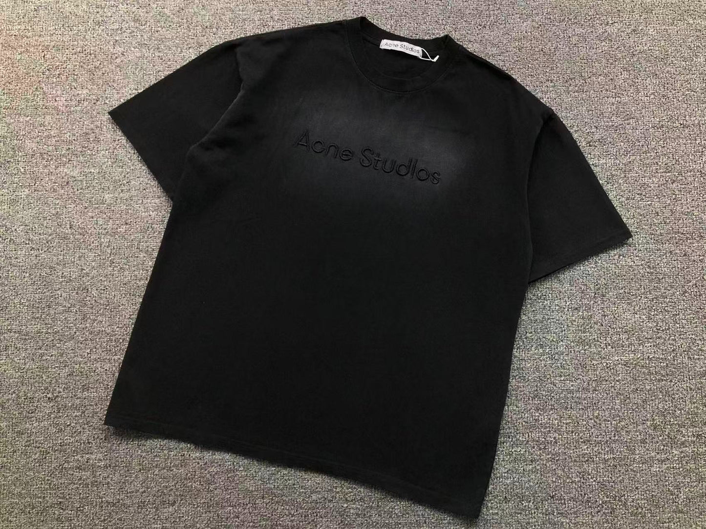 Camiseta Acne Studios Smoked Logo Tee