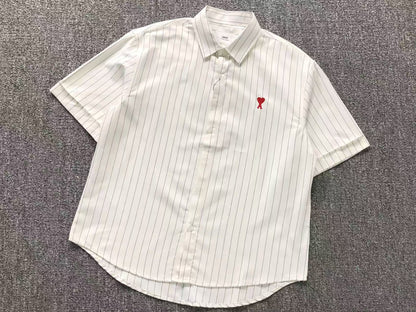 Camisa AMI Paris Classic Stripe SS