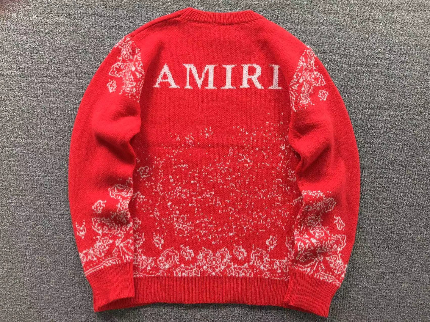 Suéter AMIRI Bandana Fade Knit
