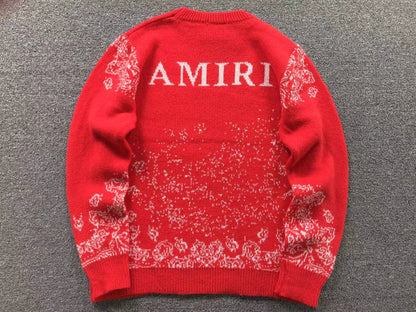 Suéter AMIRI Bandana Fade Knit