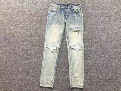 Calça AMIRI Destroyed Ice Wash