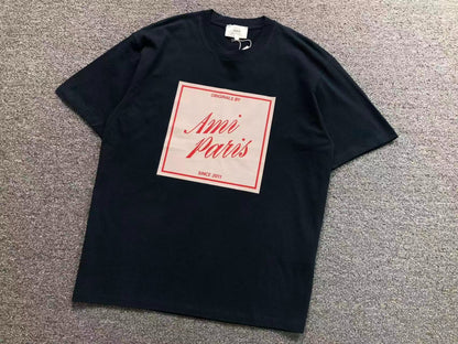 Camiseta AMI Paris Originals Box Logo Tee