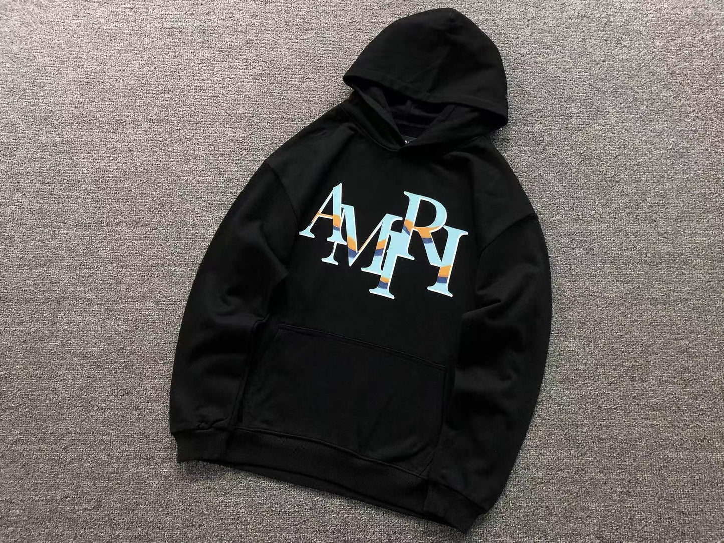 Moletom AMIRI Split Stripe Monogram Hoodie