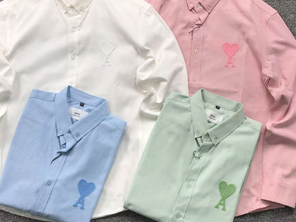 Camisa AMI Paris Soft Heart Colors