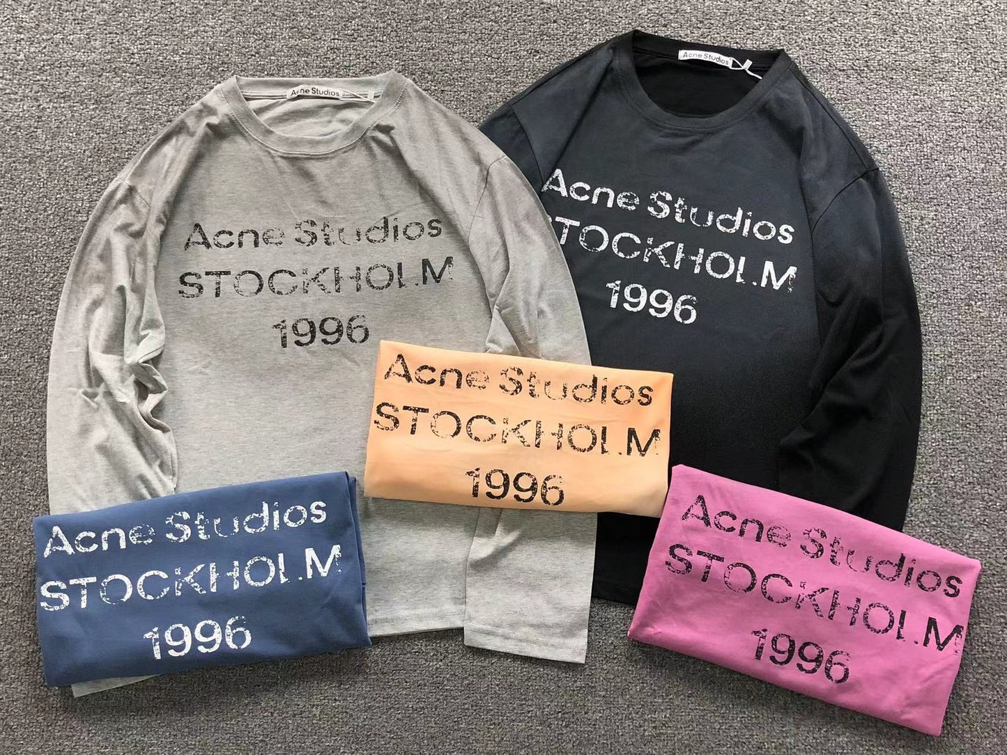 Camiseta Acne Studios Stockholm 1996 Thermal Long Sleeve