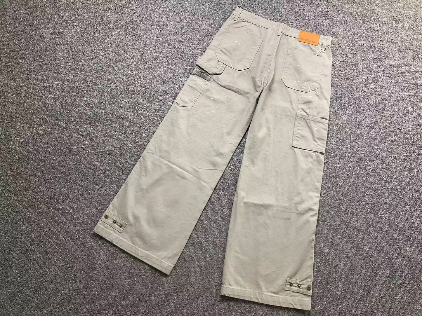 Calça Acne Studios Neutral Tone Work Pants