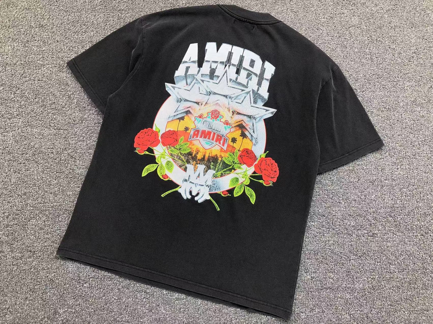 Camiseta AMIRI LA Roses Star