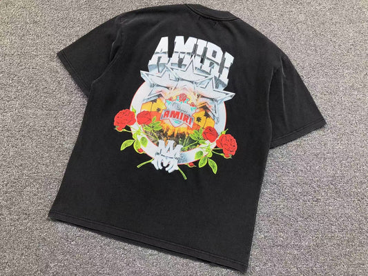 Camiseta AMIRI LA Roses Star