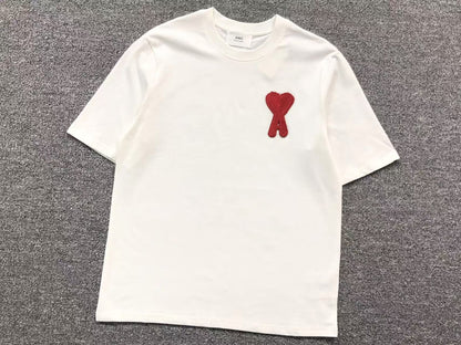 Camiseta AMI Paris Big Heart Embroidered