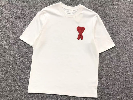 Camiseta AMI Paris Big Heart Embroidered