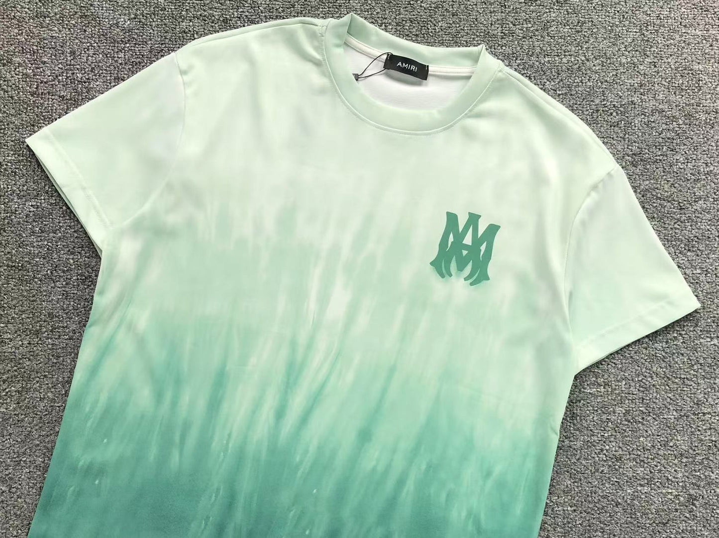 Camiseta AMIRI Emerald Fade Logo