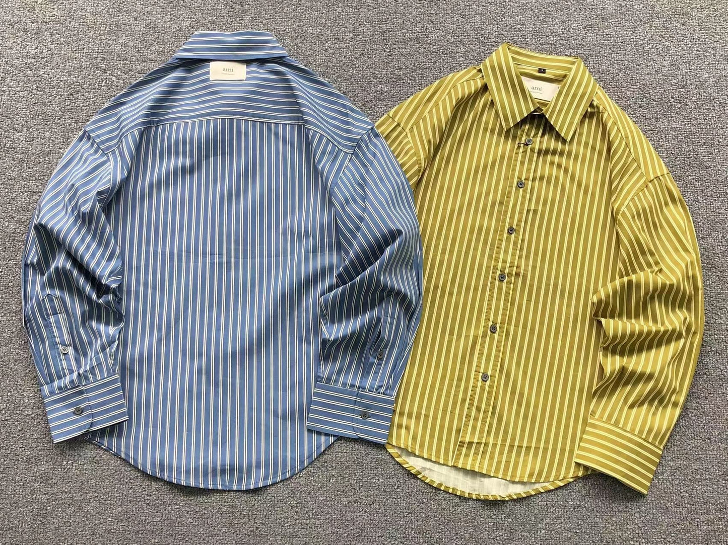 Camisa AMI Paris Stripe Colorway