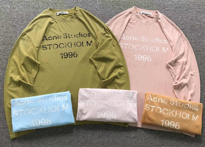 Camsieta Acne Studios Stockholm 1996 Rib Long Sleeve