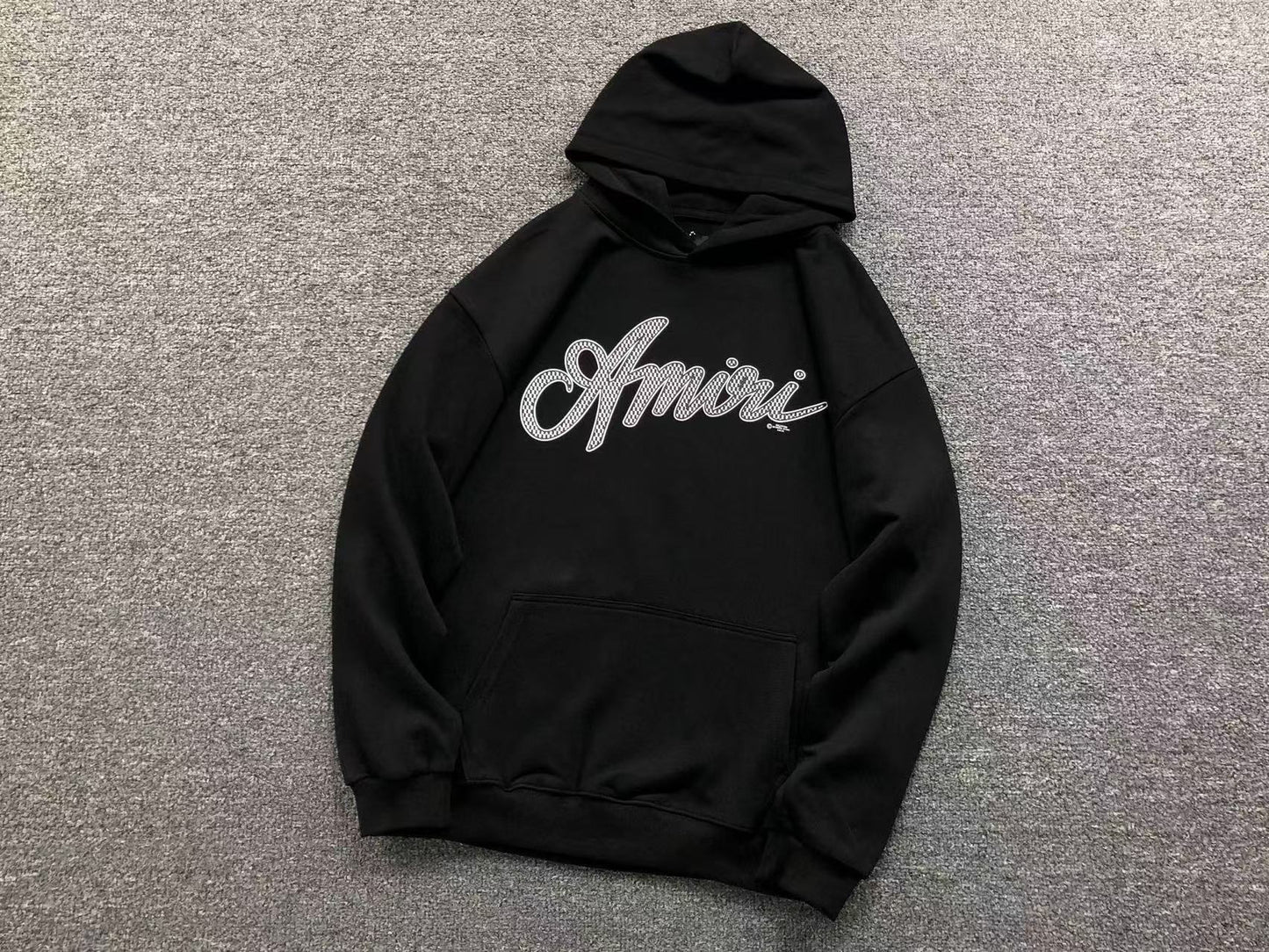 Moletom AMIRI Script Signature Hoodie