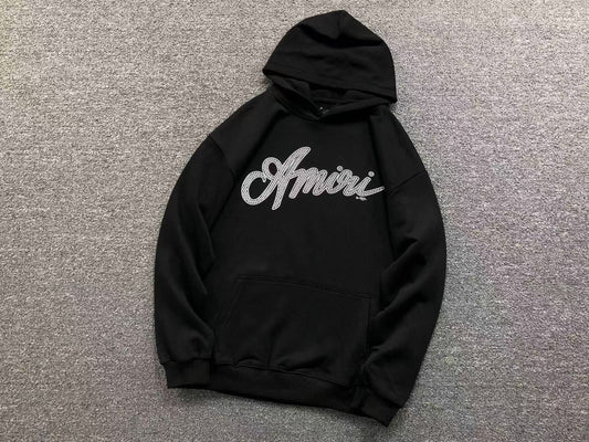 Moletom AMIRI Script Signature Hoodie