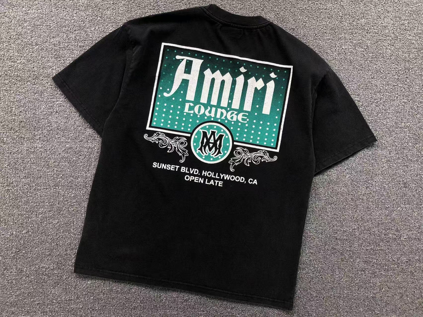Camiseta AMIRI Sunset Blvd Logo