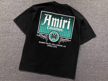Camiseta AMIRI Sunset Blvd Logo