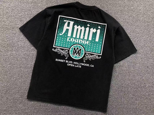 Camiseta AMIRI Sunset Blvd Logo