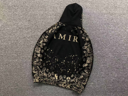 Moletom AMIRI Bandana Paint Hoodie