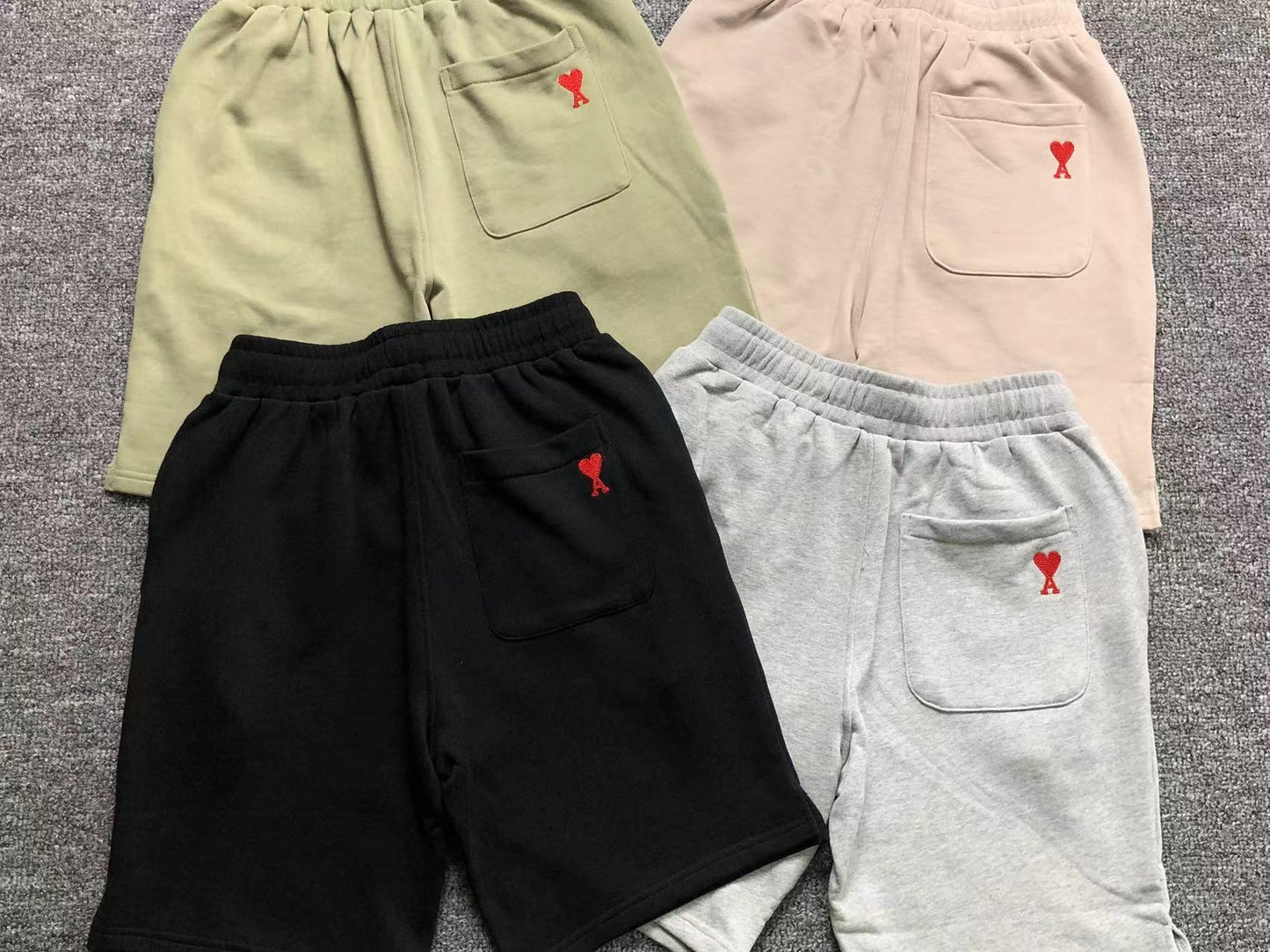Short AMI Paris Pocket Heart Logo