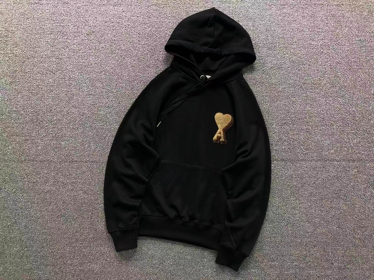 Moletom AMI Paris Ami de Cœur Hoodie Gold
