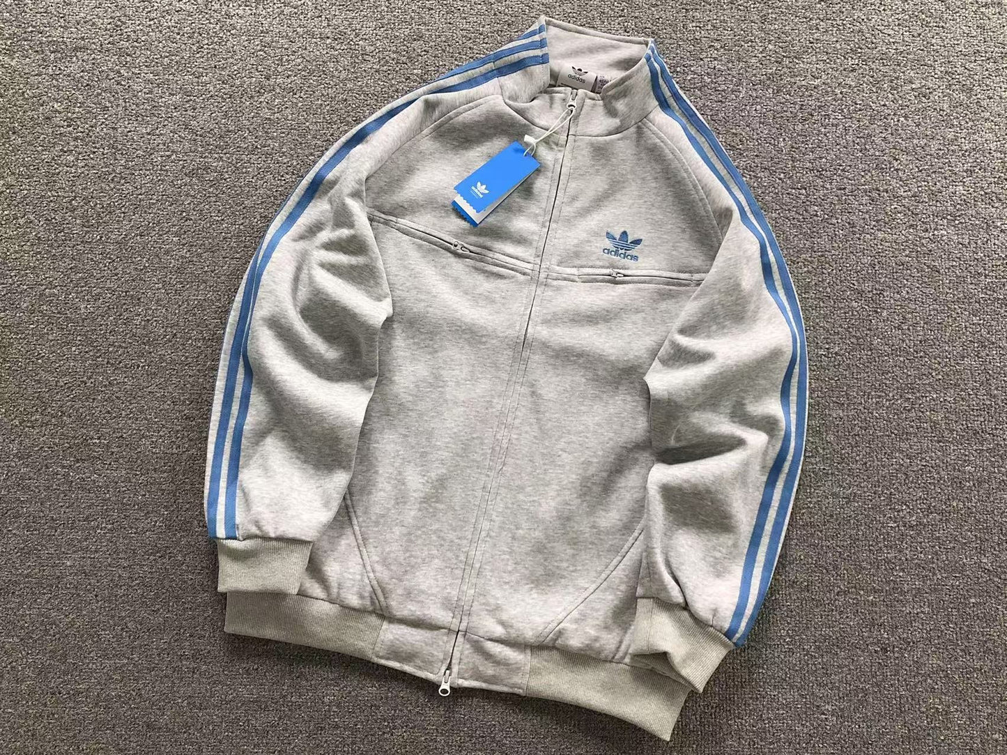Jaqueta Adidas Heather Blue Archive