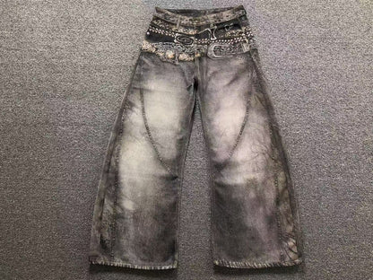 Calça Acne Studios Paisley Archive Denim