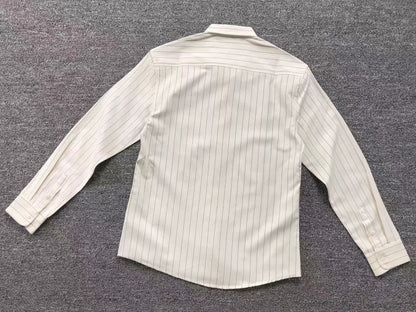 Camisa AMI Paris Striped Mini Heart Shirt
