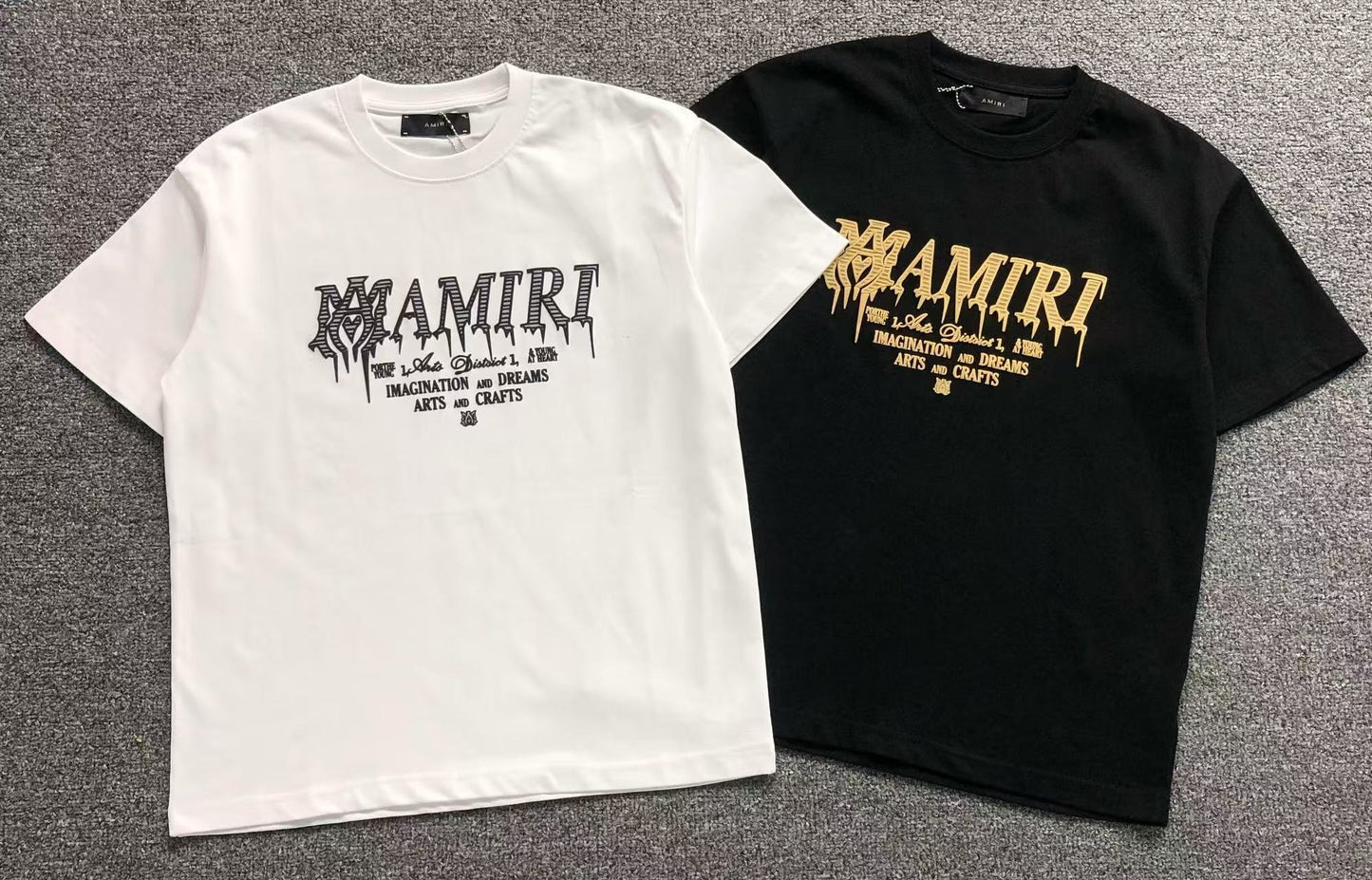 Camiseta AMIRI Drip Logo Arts