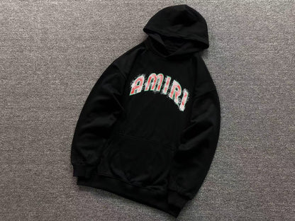 Moletom AMIRI Distressed Arc Logo Hoodie