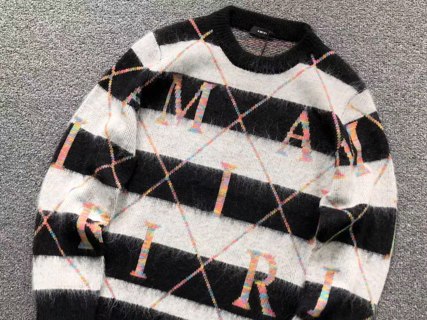 Suéter AMIRI Prism Stripe