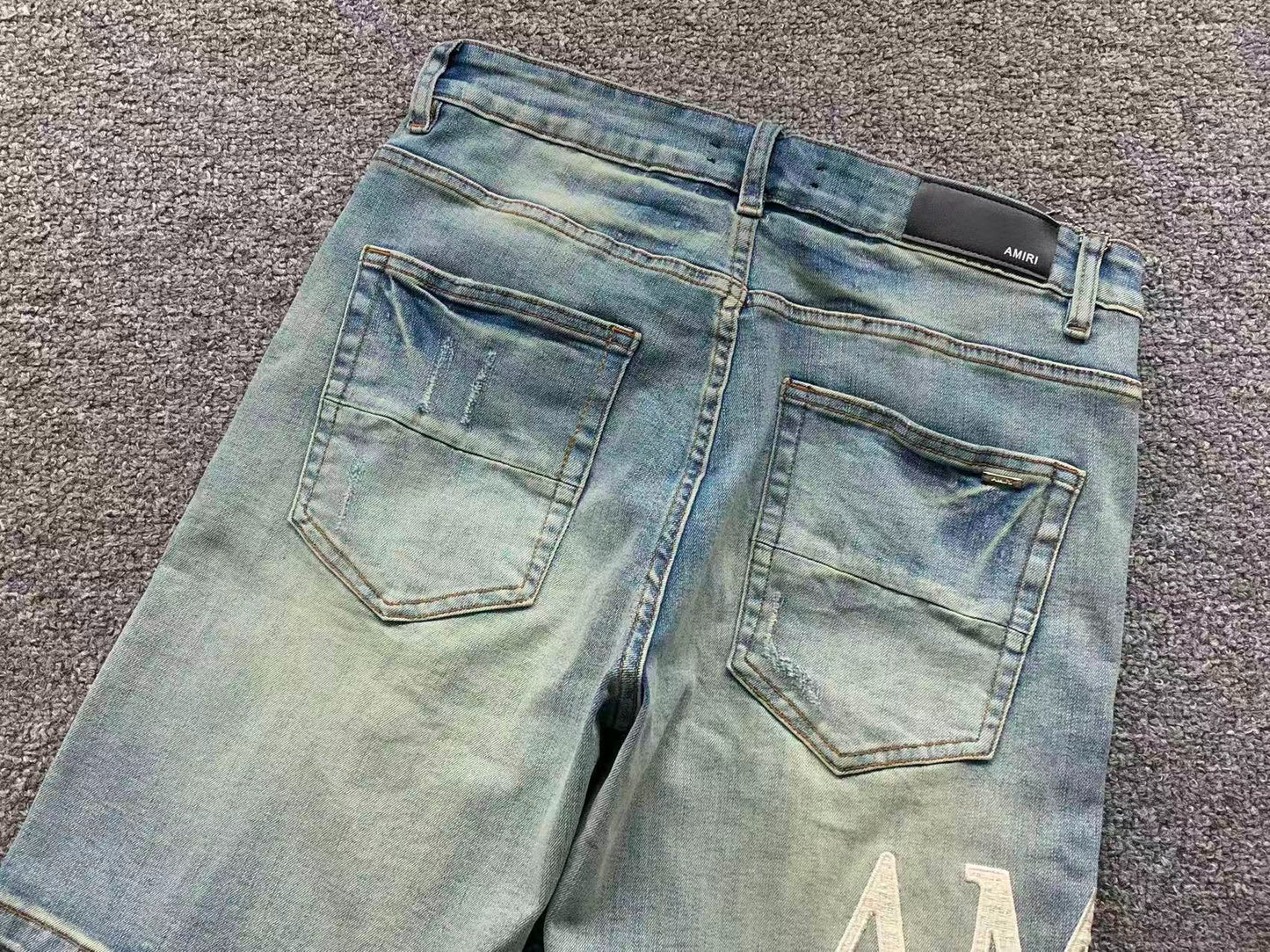 Bermuda Jeans AMIRI Ice Vintage Minimal Distressed