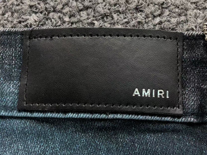 Calça AMIRI Galaxy Paint Black Denim