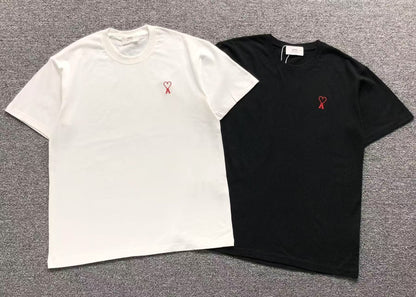 Camiseta AMI Paris Outline Heart Minimal