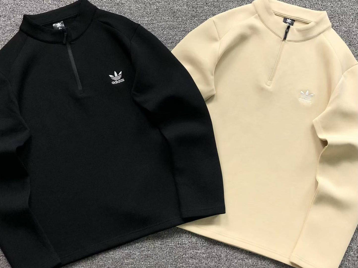 Camiseta Adidas Zip Mock Neck