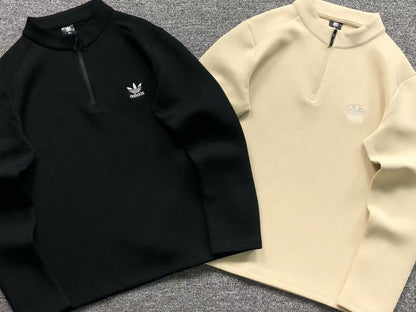 Camiseta Adidas Zip Mock Neck