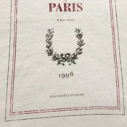Camiseta Feminina Acne Studios Paris Edition Graphic