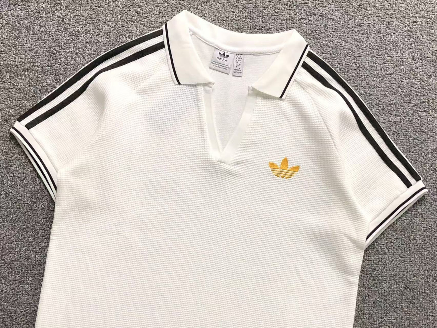 Camiseta adidas Vintage Sport Polo Feminino