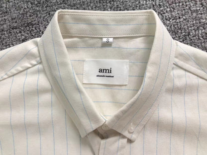 Camisa AMI Paris Stripe Heart Summer