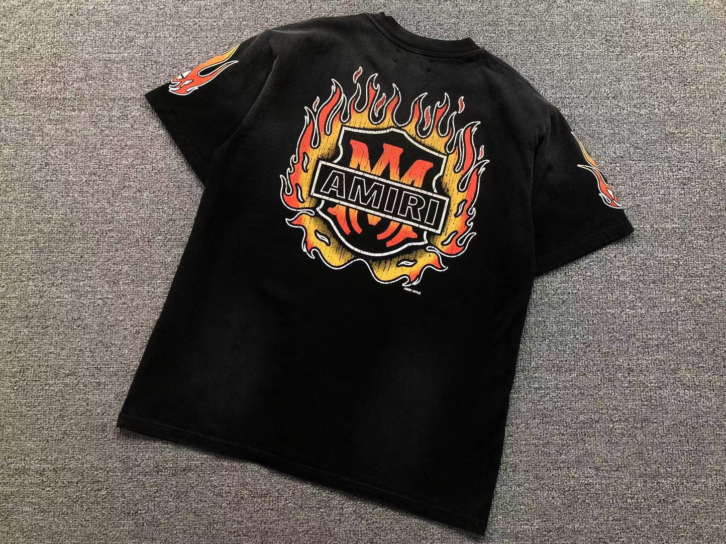 Camiseta AMIRI Flaming Crest