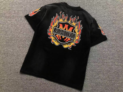 Camiseta AMIRI Flaming Crest
