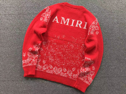 Suéter AMIRI Bandana Fade Knit