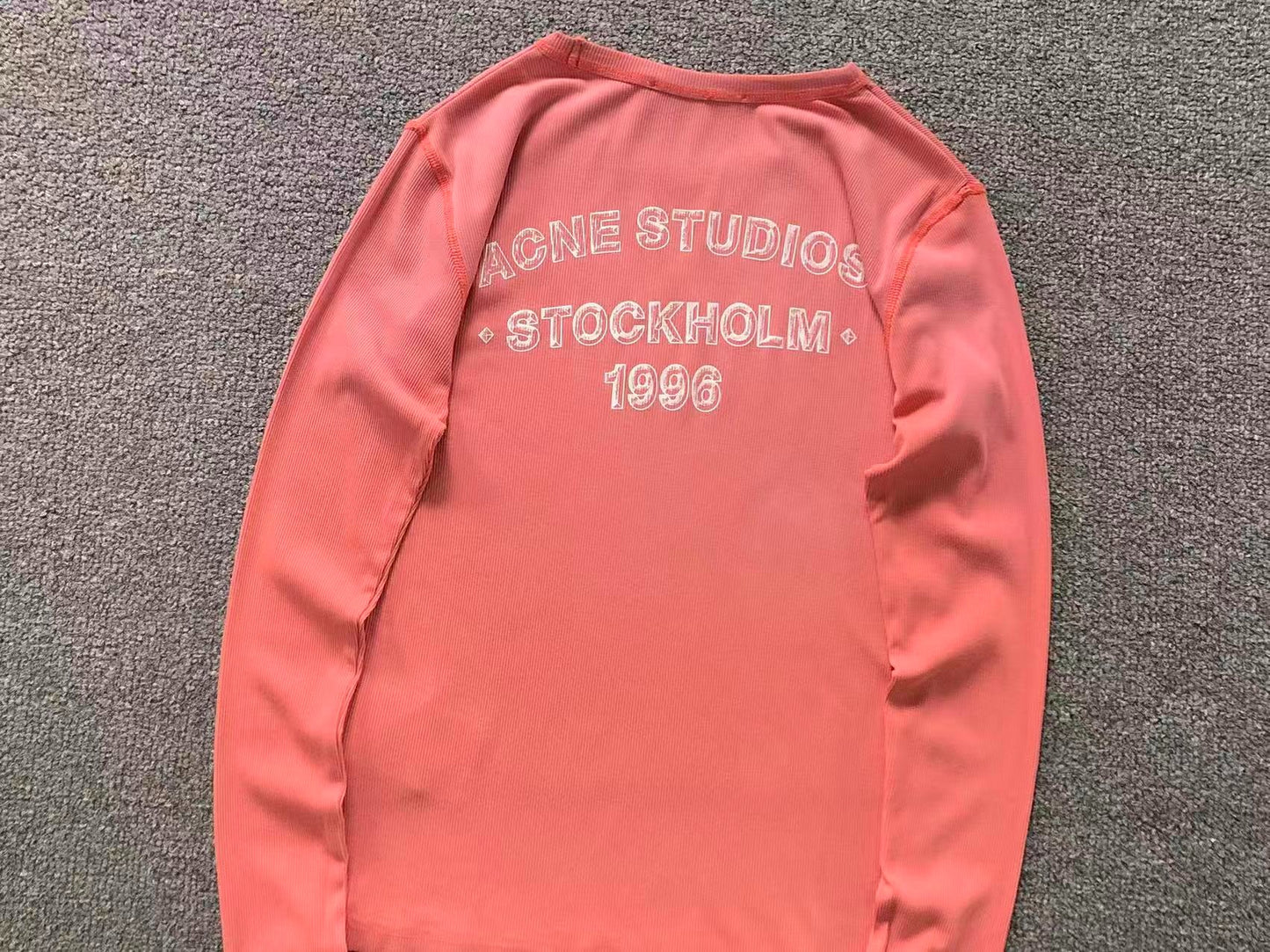 Camiseta Feminina Acne Studios Thermal Wave Longsleeve