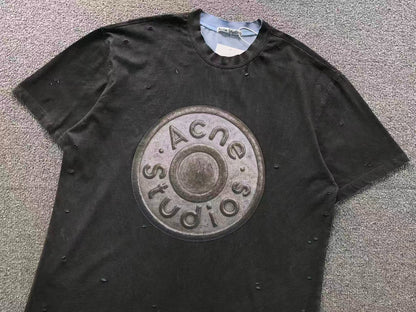 Camiseta Acne Studios Worn Metal Core