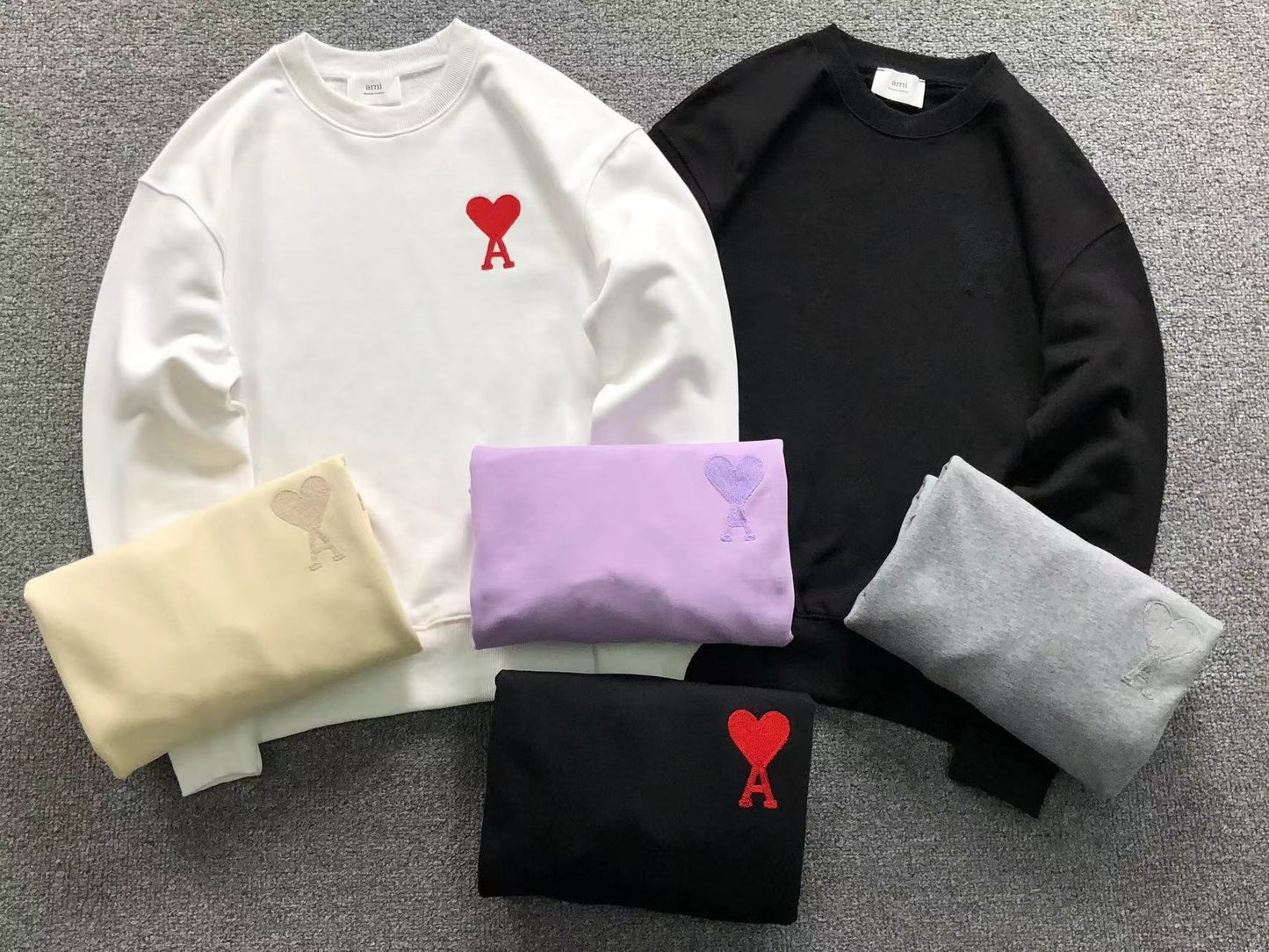 Moletom AMI Paris Logo Ami de Cœur